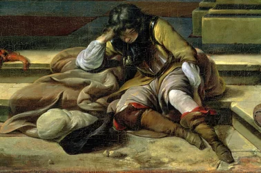 Italienische Hafenszene (Detail)